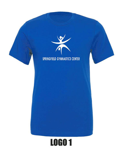 SPRINGFIELD GYMNASTICS CENTER BELLA UNISEX TEE (P.3001)