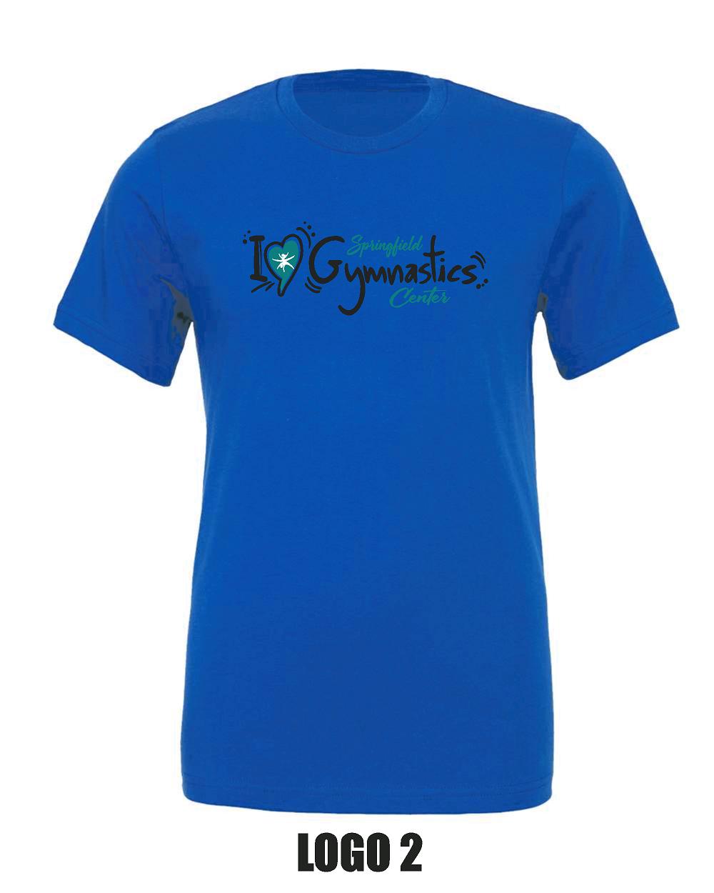 SPRINGFIELD GYMNASTICS CENTER BELLA UNISEX TEE (P.3001)