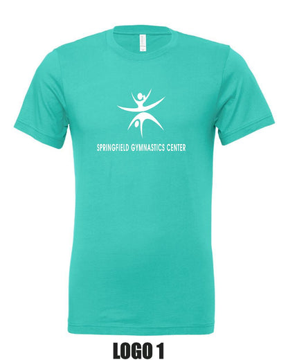 SPRINGFIELD GYMNASTICS CENTER BELLA UNISEX TEE (P.3001)