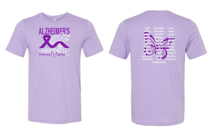 Alzheimer's Disease Awareness Tribute Unisex Bella T-Shirt (P.3001CVC)