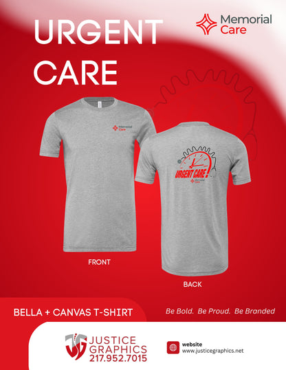 Memorial URGENT CARE Bella + Canvas Jersey Tee (P.3001CVC)