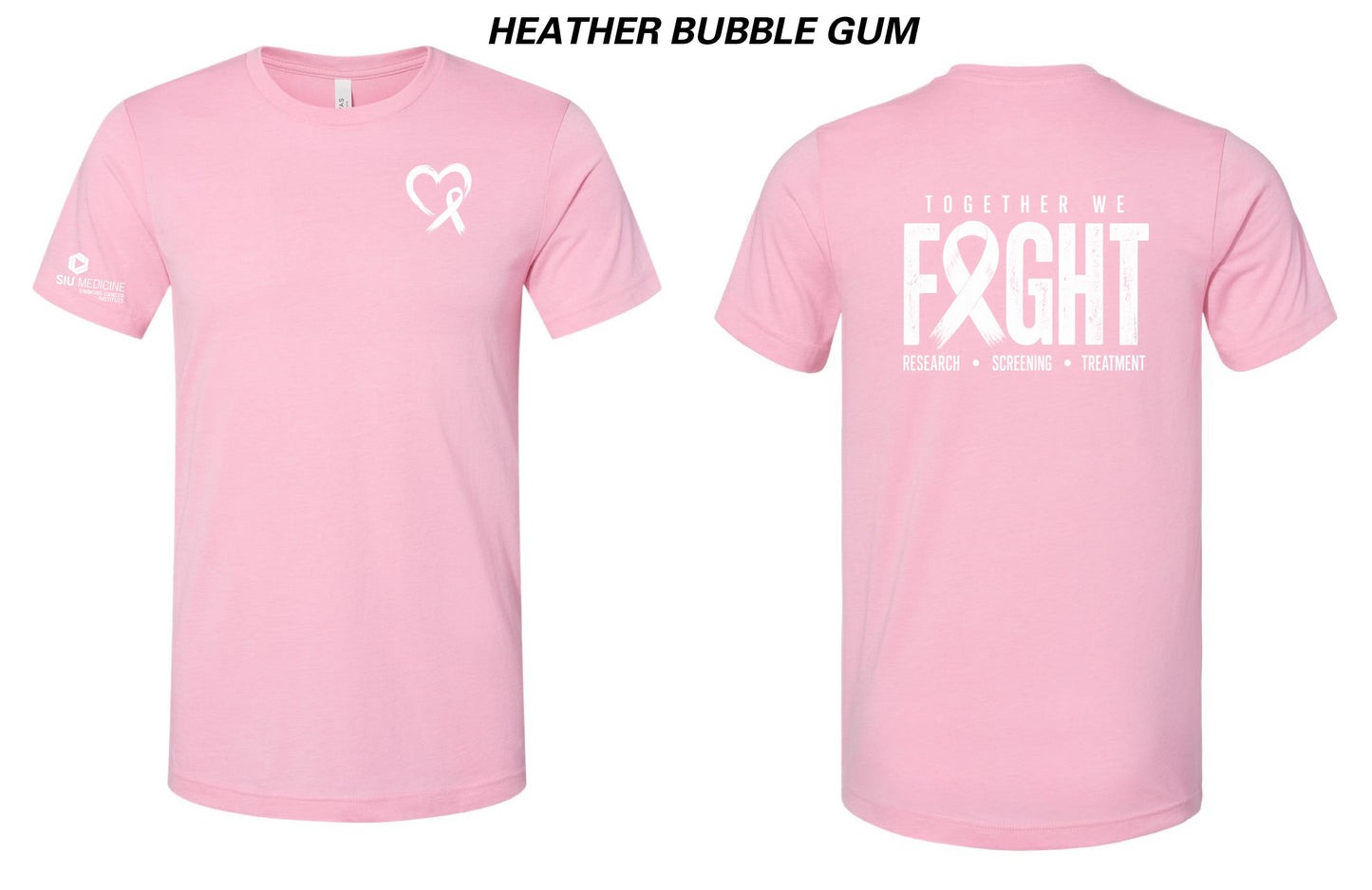 SIU Medicine Simmons Cancer Institute Breast Cancer Unisex Bella T-Shirt (P.3001CVC)