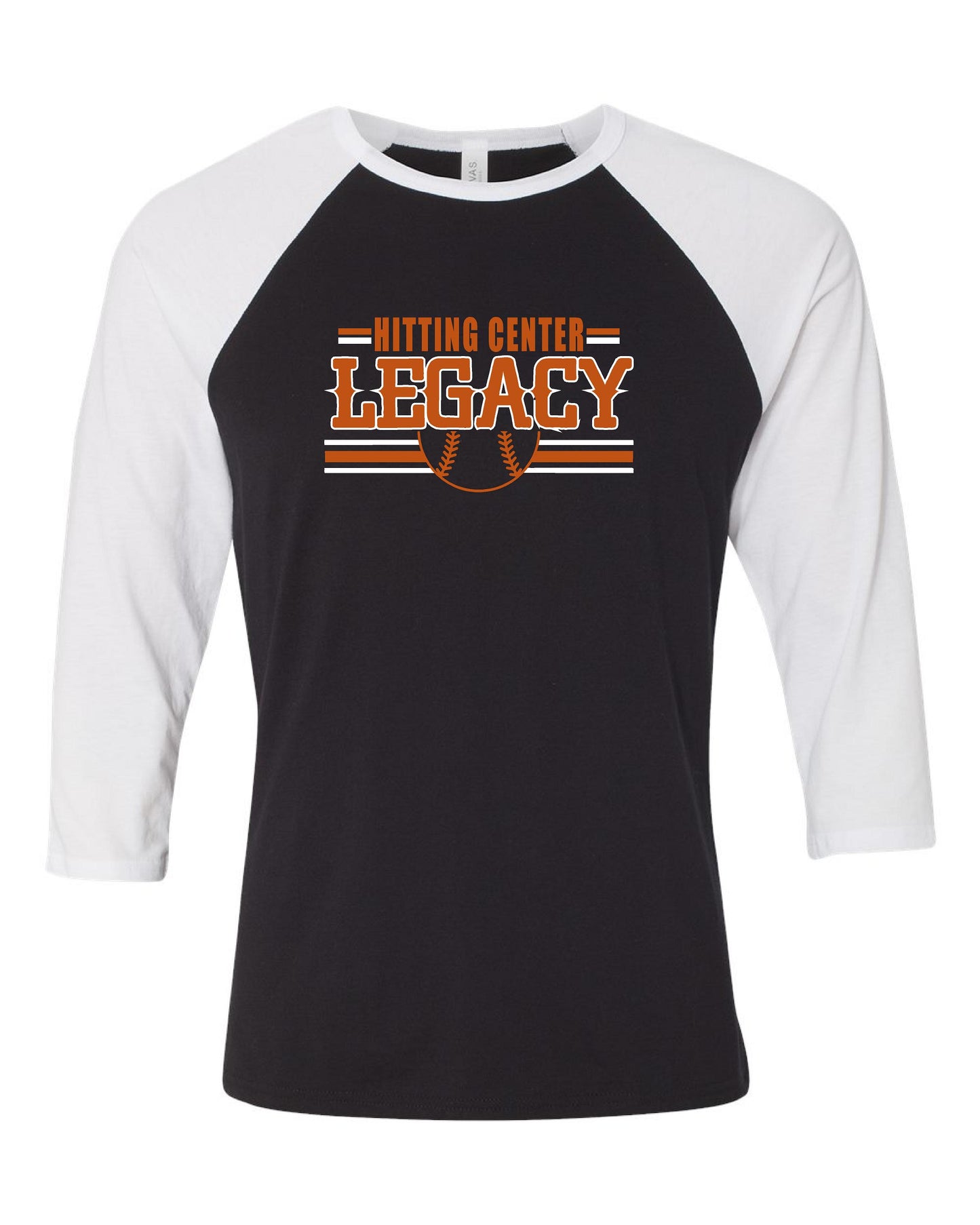 Hitting Center Legacy Softball VINTAGE BASEBALL TEE (P.3200)
