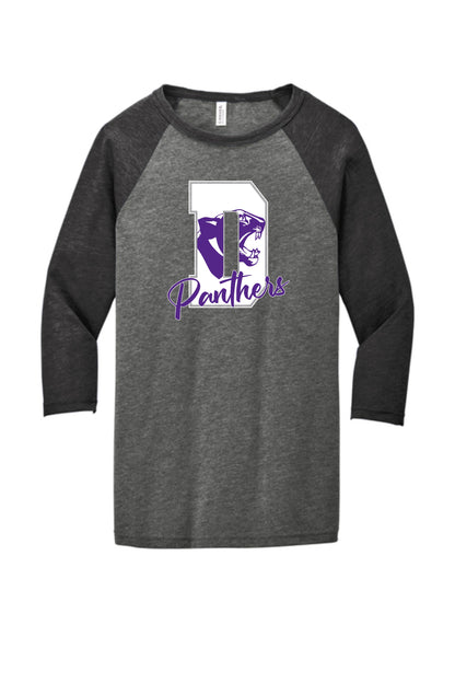Delavan High School Softball VINTAGE SUN BASEBALL TEE (P.3200)