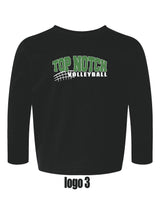TOP NOTCH VOLLEYBALL Rabbit Skins - Toddler Long Sleeve Cotton Jersey Tee - (P.3311)