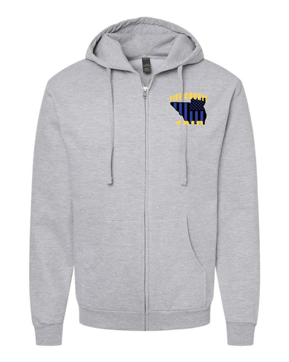 PIKE COUNTY TRACTOR PULL Tultex - Full-Zip Hooded Sweatshirt - (E.331)