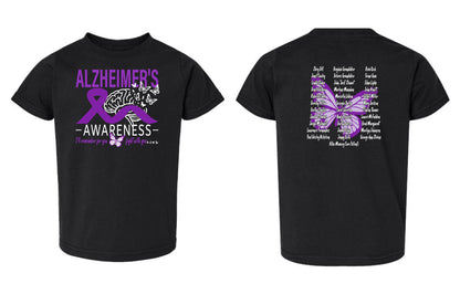 Alzheimer's Disease Awareness Tribute Toddler T-Shirt (P.3321)