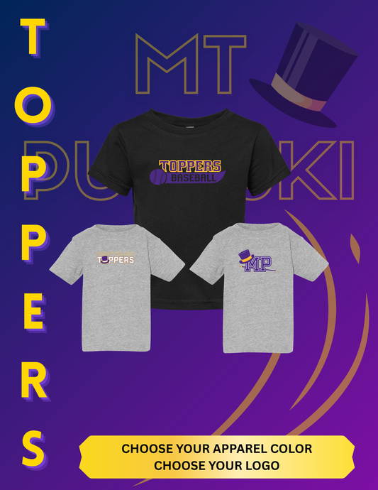 Mount Pulaski Toppers Infant Fine Jersey Tee (P3322)