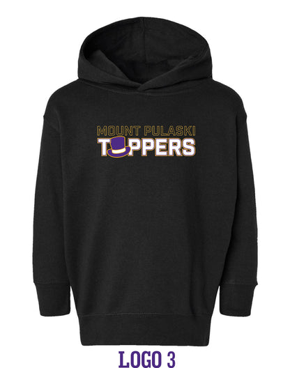 Mount Pulaski Toppers Rabbit Skins - Toddler Pullover Fleece Hoodie - (P.3326)