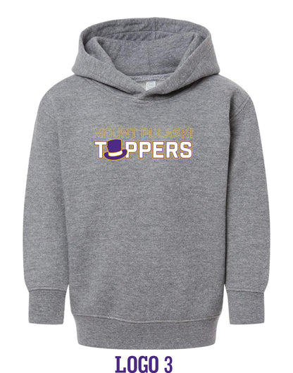 Mount Pulaski Toppers Rabbit Skins - Toddler Pullover Fleece Hoodie - (P.3326)