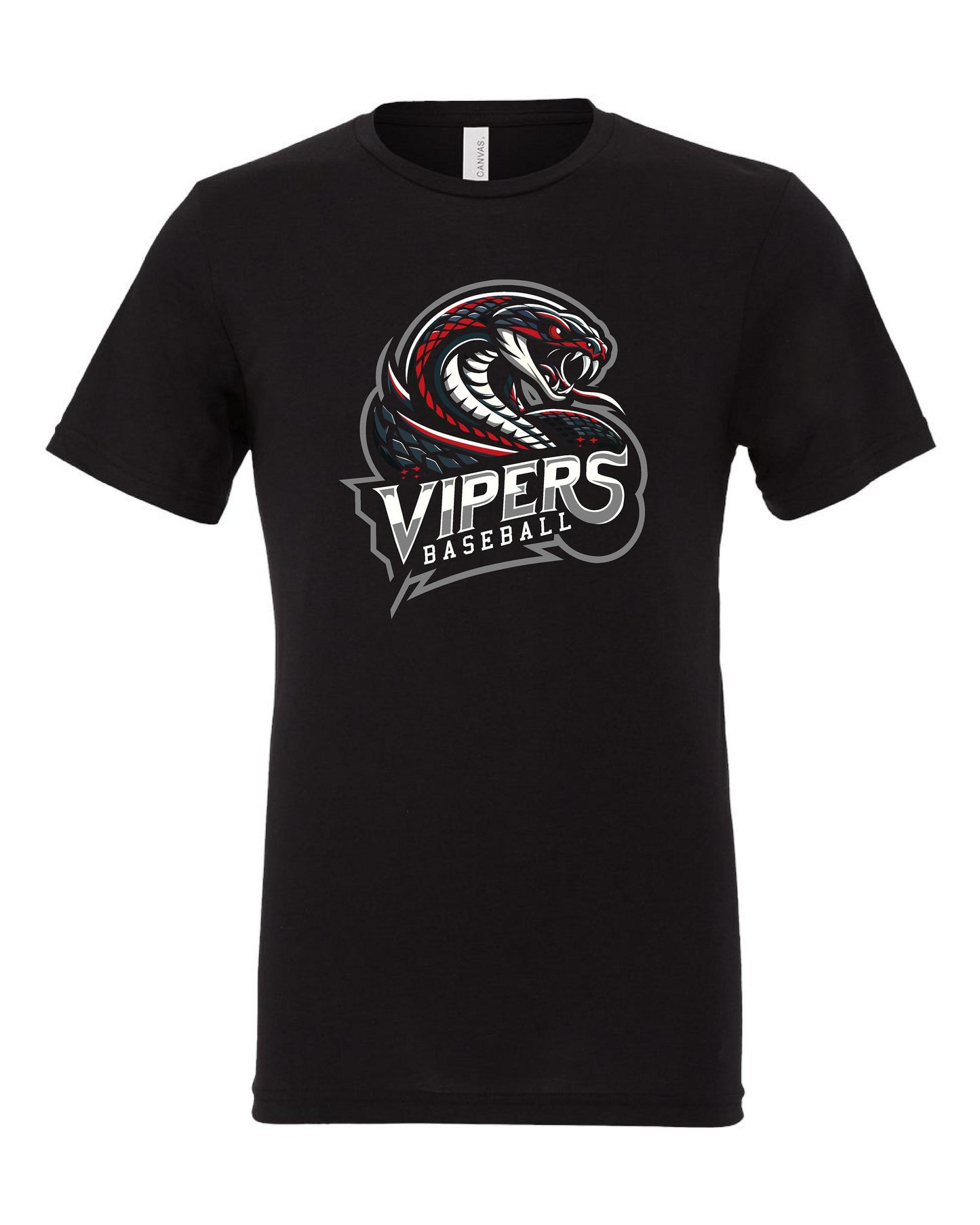 Vipers Short Sleeve  Unisex Bella T-Shirt (3413, 3413Y)