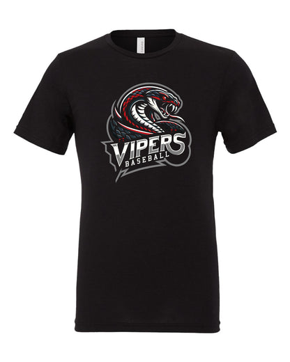 Vipers Short Sleeve  Unisex Bella T-Shirt (3413, 3413Y)
