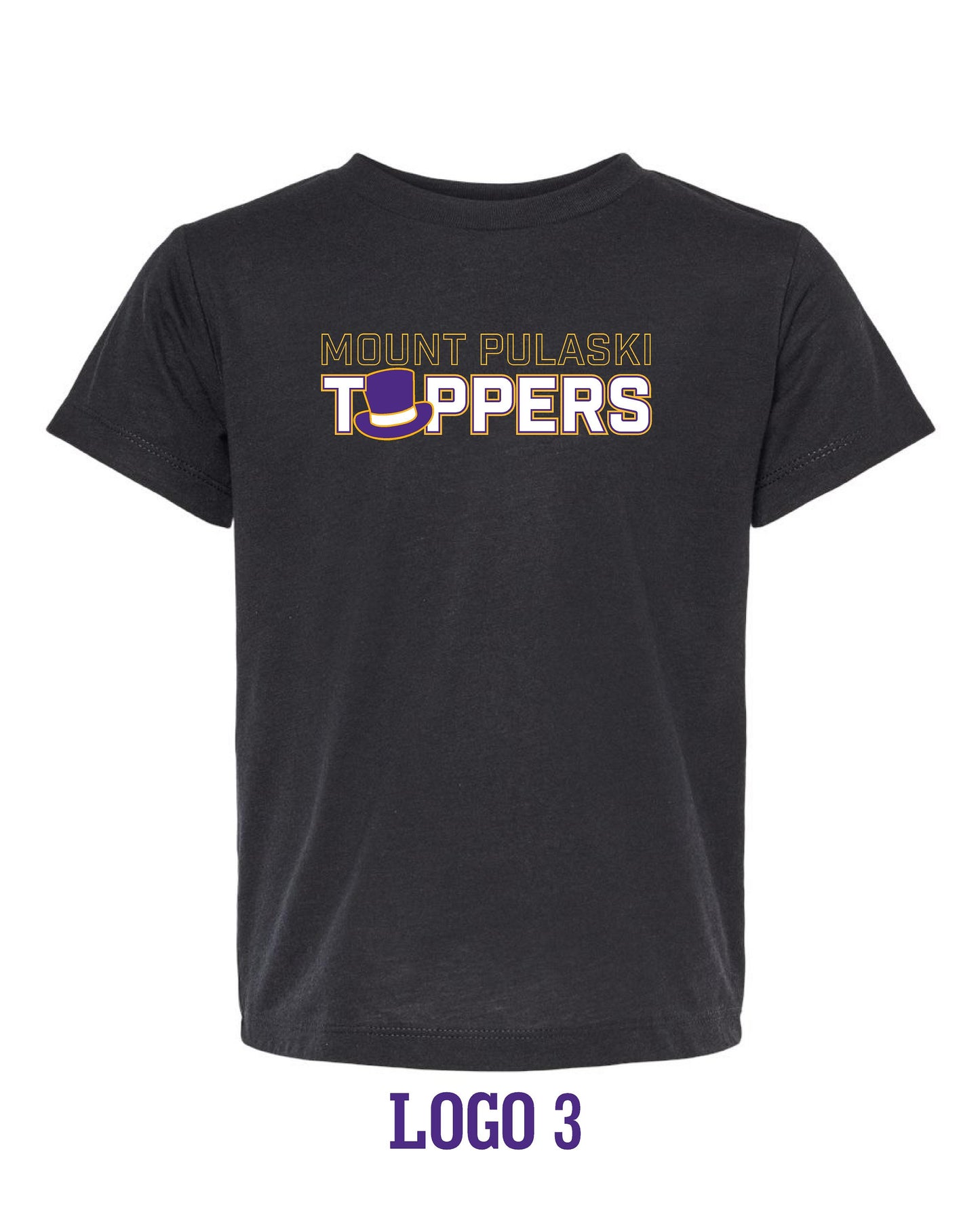 Mount Pulaski Toppers BELLA + CANVAS TEE (P.3413T/3413Y/3413)