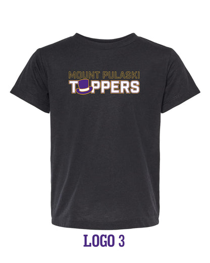 Mount Pulaski Toppers BELLA + CANVAS TEE (P.3413T/3413Y/3413)