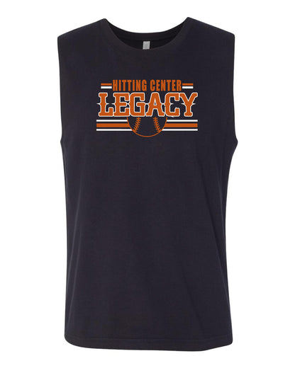Hitting Center Legacy Softball BELLA + CANVAS UNISEX Jersey Muscle Tank (P.3483)