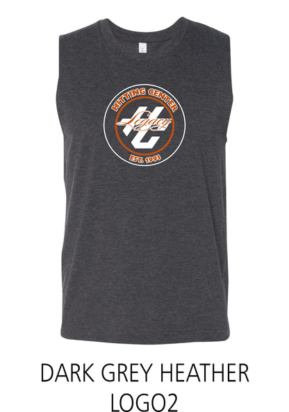 Hitting Center Legacy Softball BELLA + CANVAS UNISEX Jersey Muscle Tank (P.3483)