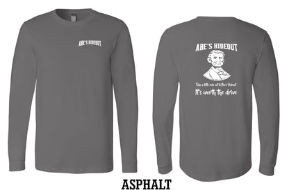 ABE'S HIDEOUT BELLA + CANVAS - Unisex Long Sleeve Tee - (P.3501)