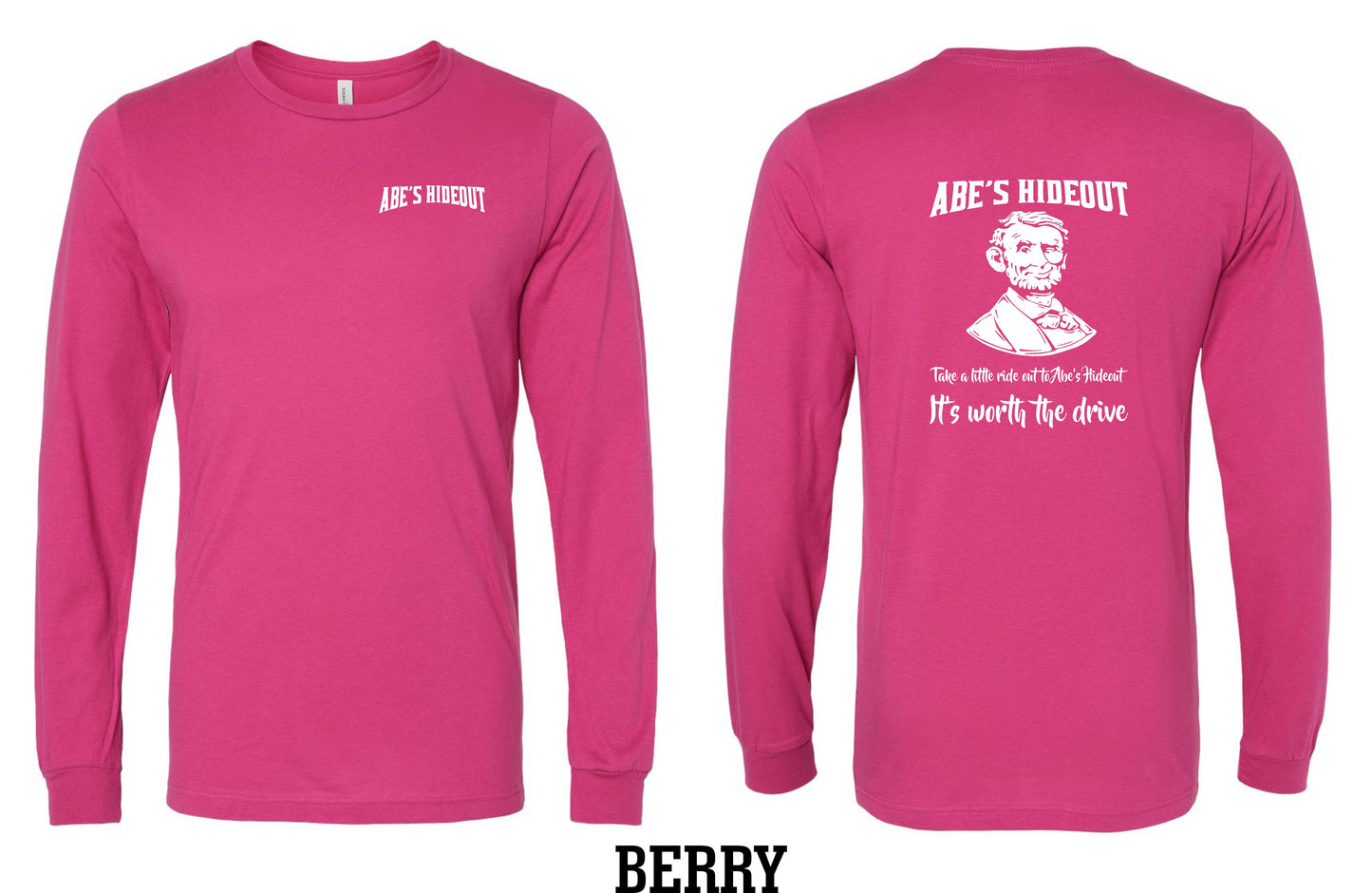 ABE'S HIDEOUT BELLA + CANVAS - Unisex Long Sleeve Tee - (P.3501)