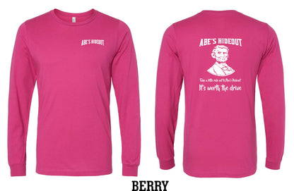 ABE'S HIDEOUT BELLA + CANVAS - Unisex Long Sleeve Tee - (P.3501)