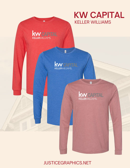 KW CAPITAL BELLA + CANVAS - Unisex Heather CVC Long Sleeve Tee - (P.3501CVC)
