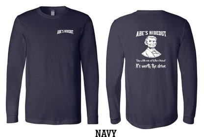 ABE'S HIDEOUT BELLA + CANVAS - Unisex Long Sleeve Tee - (P.3501)