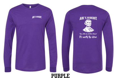 ABE'S HIDEOUT BELLA + CANVAS - Unisex Long Sleeve Tee - (P.3501)