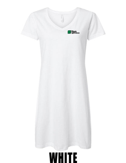 Illinois Department of Agriculture LAT - Women's Fine Jersey V-Neck Coverup (E.3522)