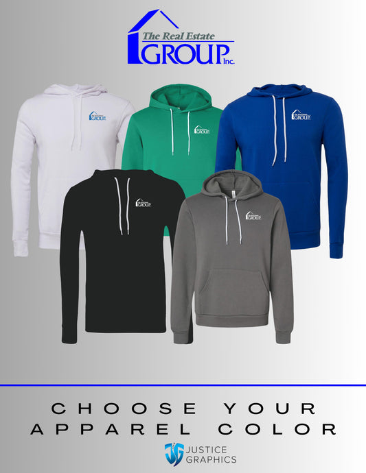 The Real Estate Group BELLA + CANVAS - Sponge Fleece Hoodie (E.3719)