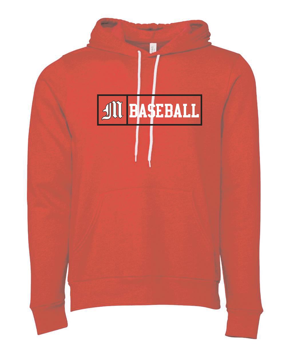 MAFIA BASEBALL BELLA + CANVAS - Sponge Fleece Hoodie (P.3719)