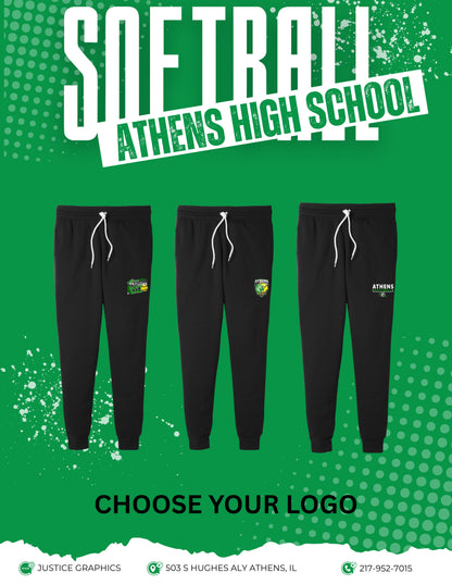 Athens High School Softball BELLA + CANVAS - Sponge Fleece Jogger Sweatpants - (P.3727)