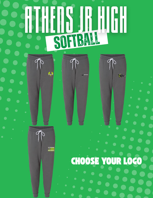 ATHENS JUNIOR HIGH SOFTBALL BELLA + CANVAS - Sponge Fleece Jogger Sweatpants - (P.3727)