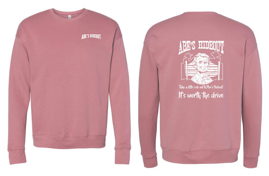 ABE'S HIDEOUT BELLA + CANVAS - Unisex Sponge Fleece Drop Shoulder Crewneck Sweatshirt - (P.3945)
