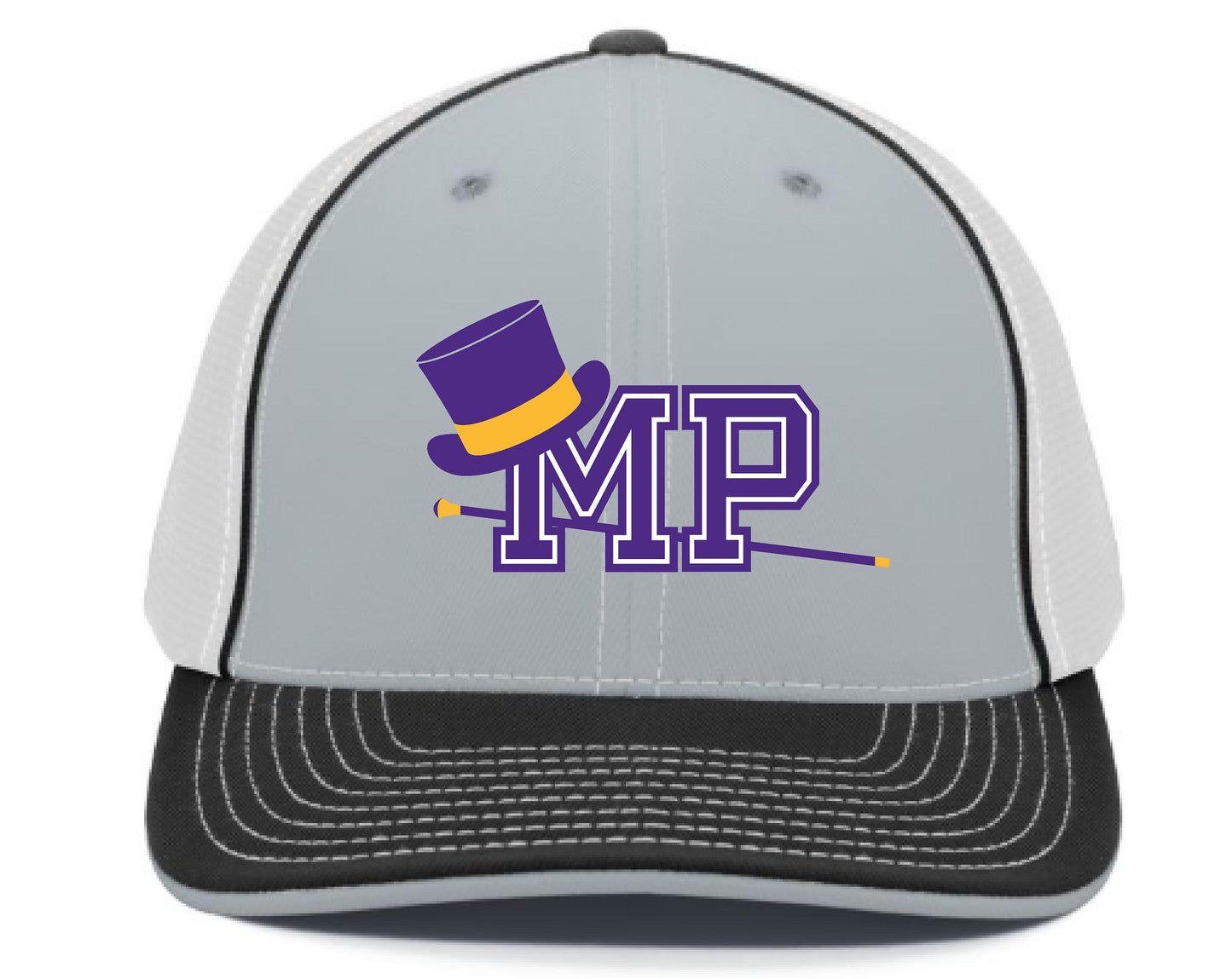 Mount Pulaski Toppers PREMIUM M2 PERFORMANCE TRUCKER FLEXFIT® CAP (E. 404M)