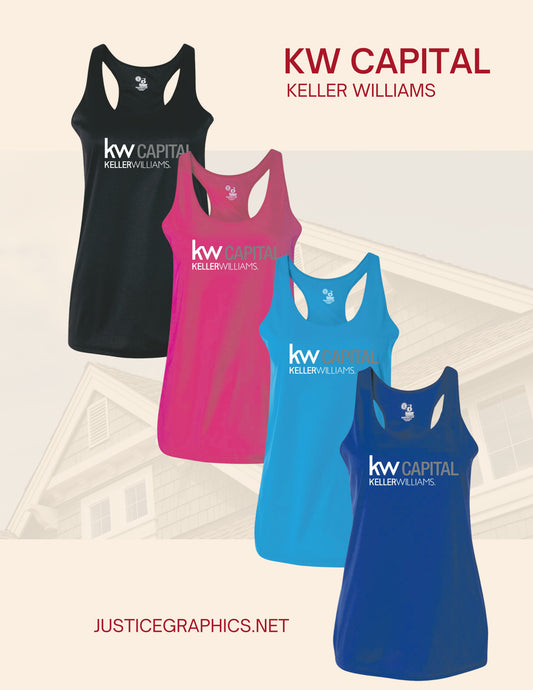 KW CAPITAL Women's Loose Racerback Tank (P.4166)