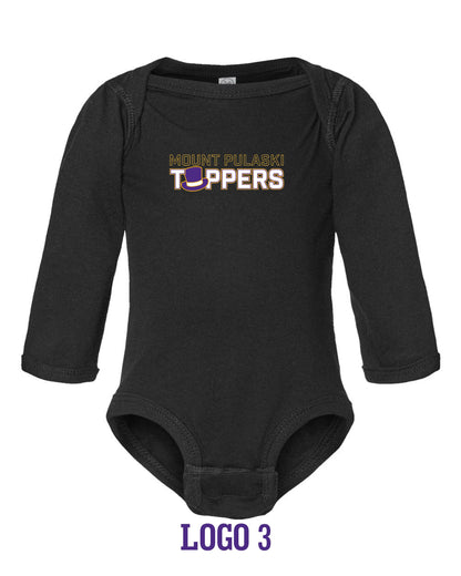 Mount Pulaski Toppers Infant Fine Jersey Long Sleeve Bodysuit (P.4421)
