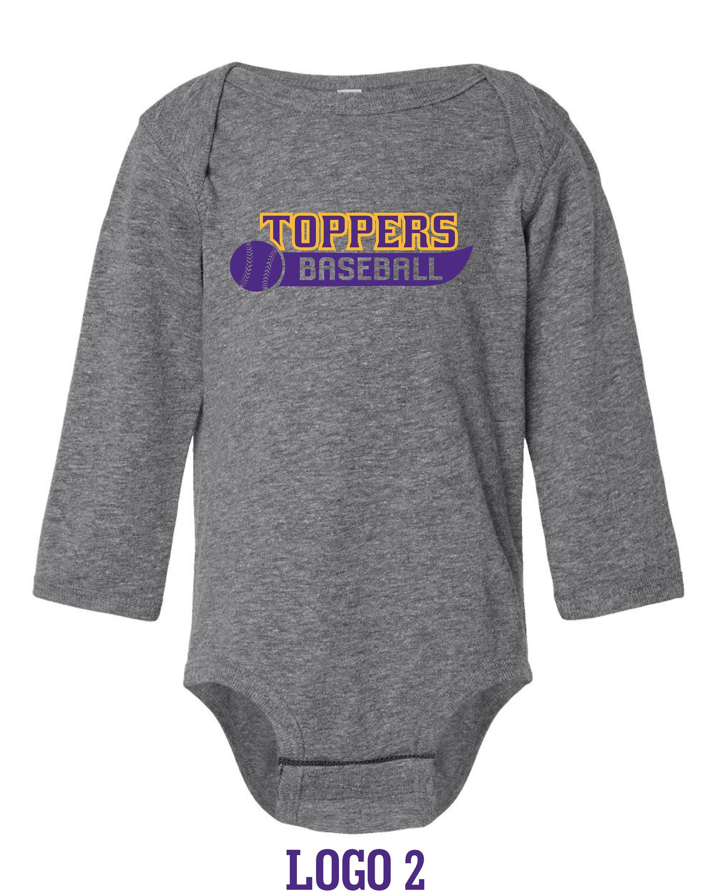 Mount Pulaski Toppers Infant Fine Jersey Long Sleeve Bodysuit (P.4421)