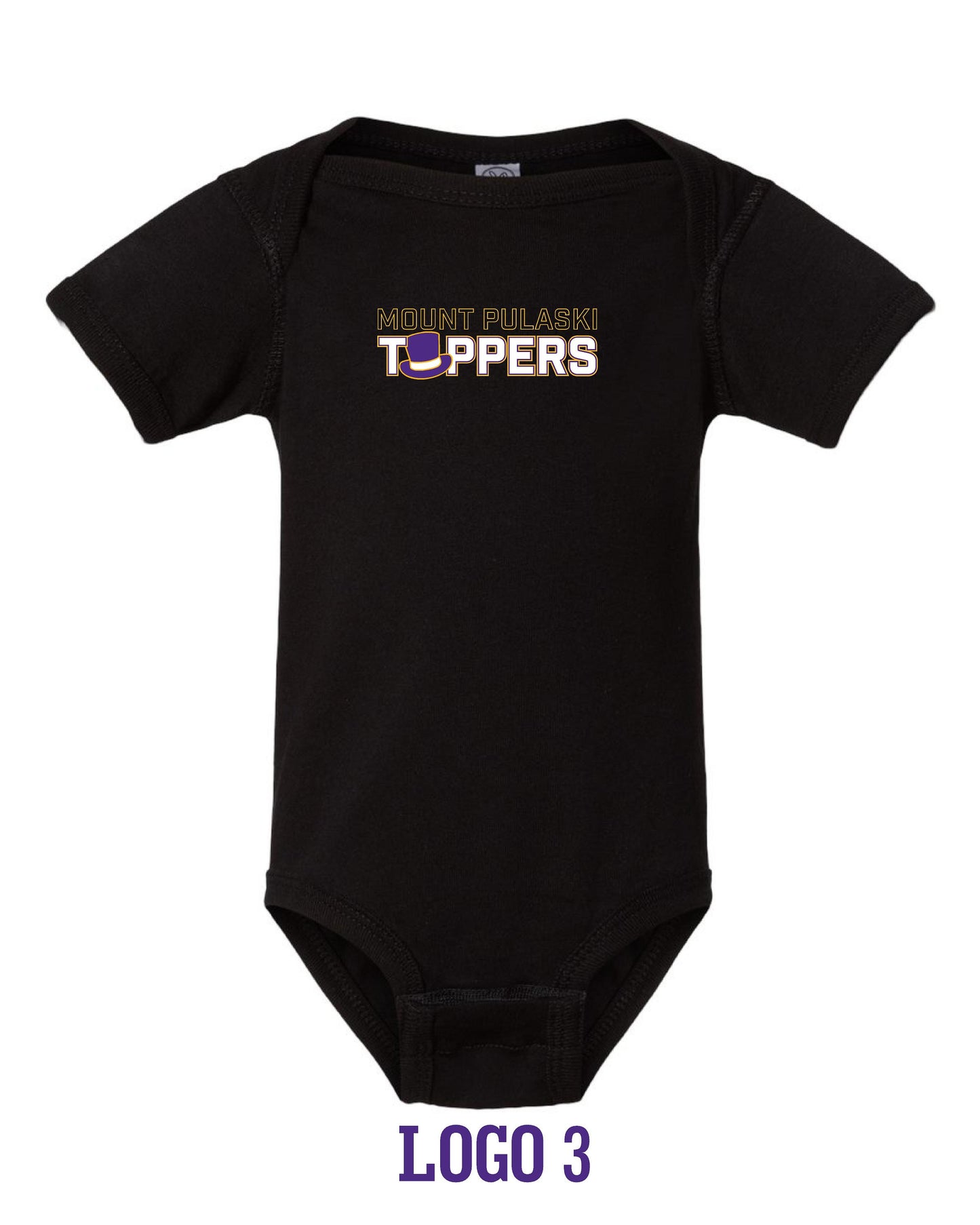 Mount Pulaski Toppers Rabbit Skins - INFANT Fine Jersey Onsie (P.4424)