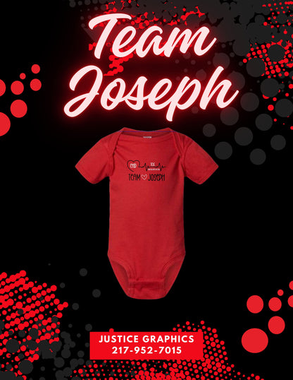Team Joseph Rabbit Skins - INFANT Fine Jersey Onsie (P.4424)