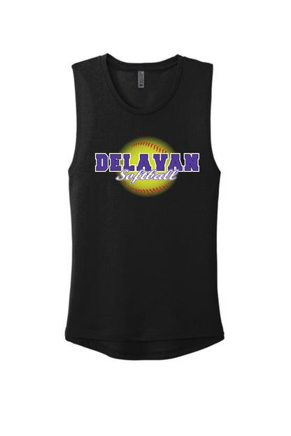 Delavan High School Softball Next Level - Women's Festival Tank (P.5033)