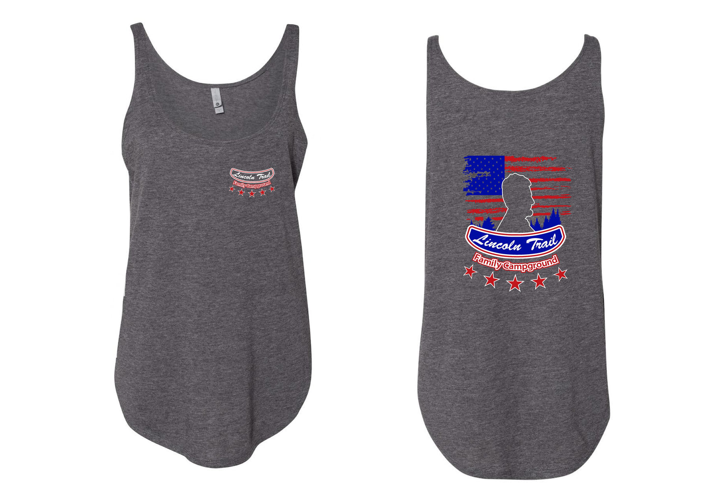 Lincoln Trail Family Campground Next Level - Women's Festival Tank (P.5033)