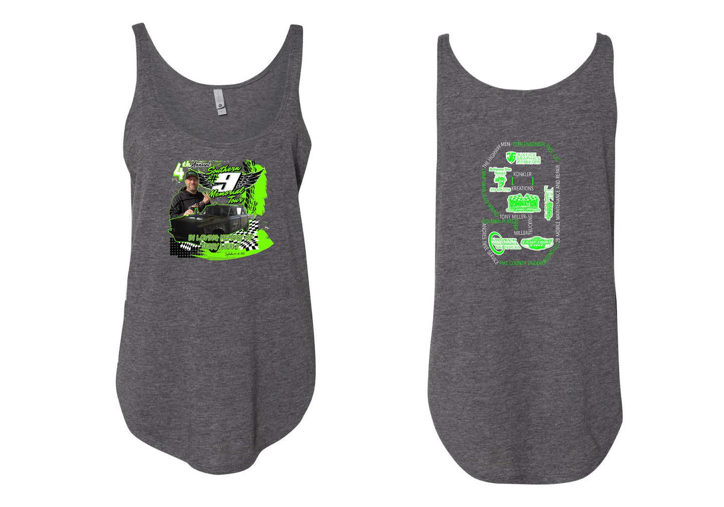 4TH ANNUAL TERRY LIERLY DEMO Next Level - Women's Festival Tank (P.5033)