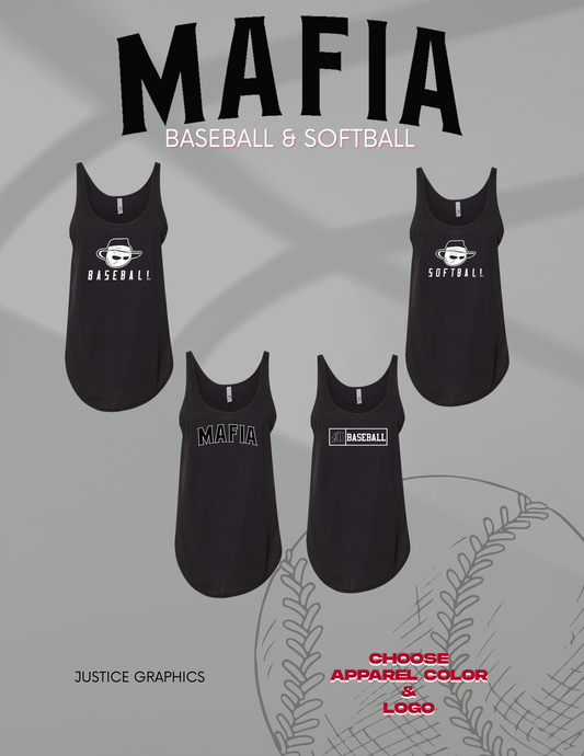 MAFIA BASEBALL/SOFTBALL Next Level - Women's Festival Tank (P.5033)
