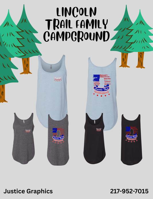 Lincoln Trail Family Campground Next Level - Women's Festival Tank (P.5033)