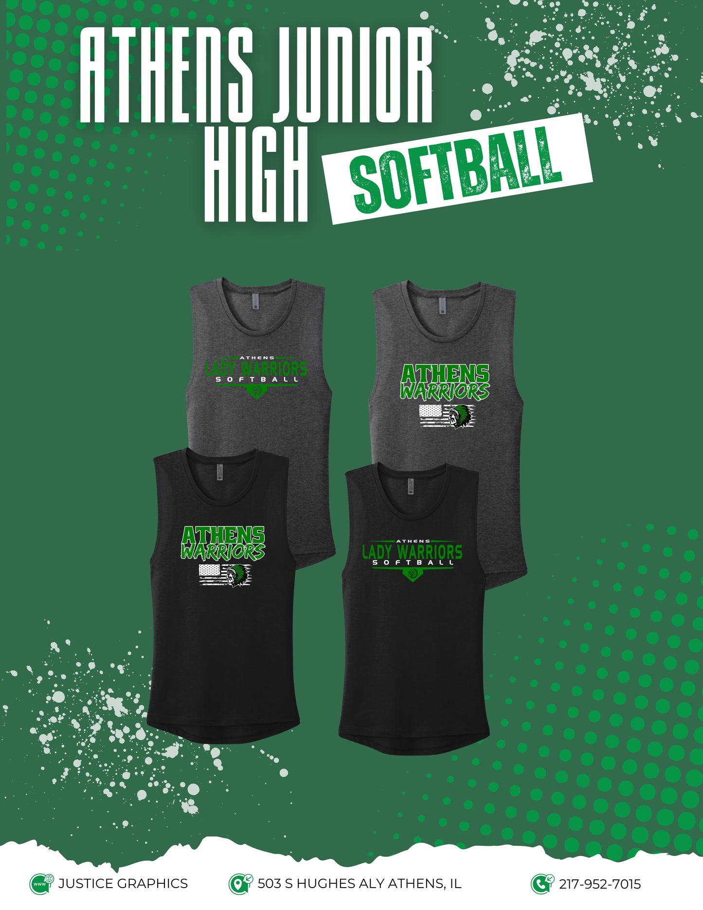 ATHENS JUNIOR HIGH SOFTBALL Next Level - Women's Festival Tank (P.5033)