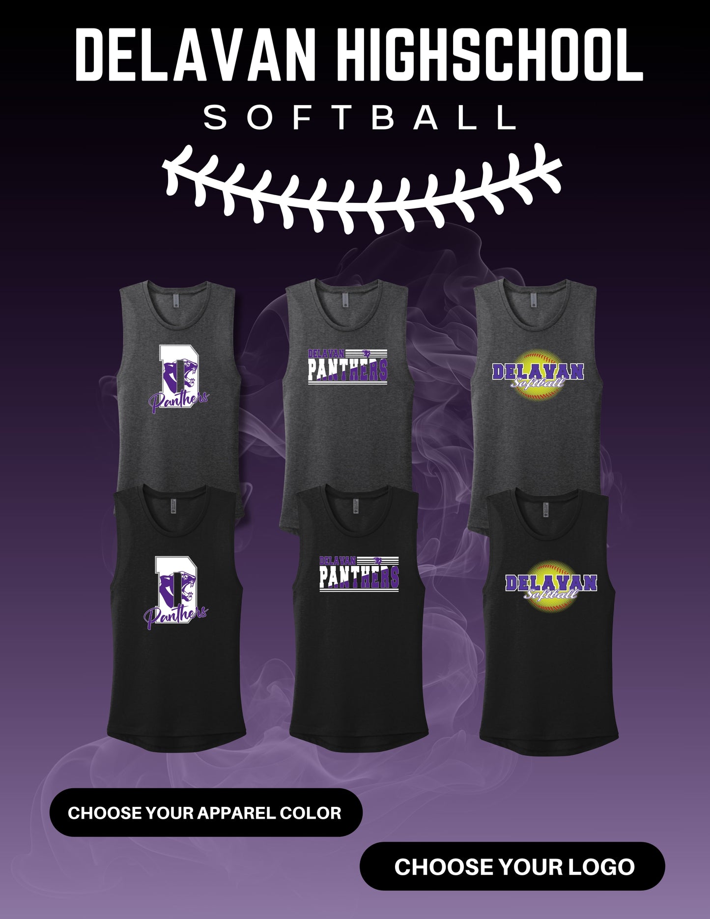 Delavan High School Softball Next Level - Women's Festival Tank (P.5033)