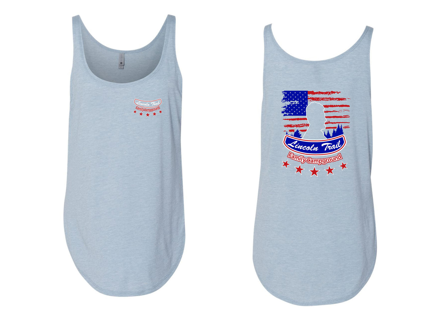 Lincoln Trail Family Campground Next Level - Women's Festival Tank (P.5033)