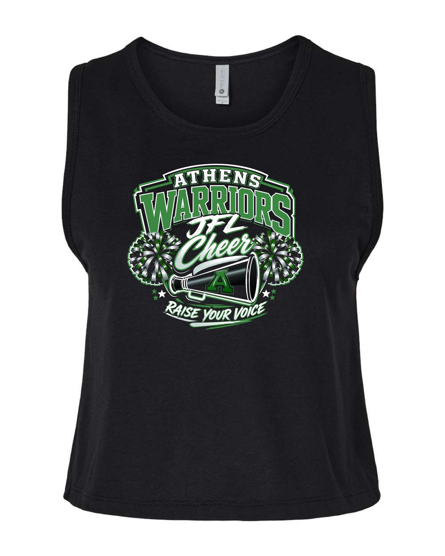Athens JFL Cheer Next Level Women's Festival Crop Tank (P.5083)