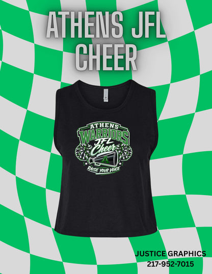 Athens JFL Cheer Next Level Women's Festival Crop Tank (P.5083)