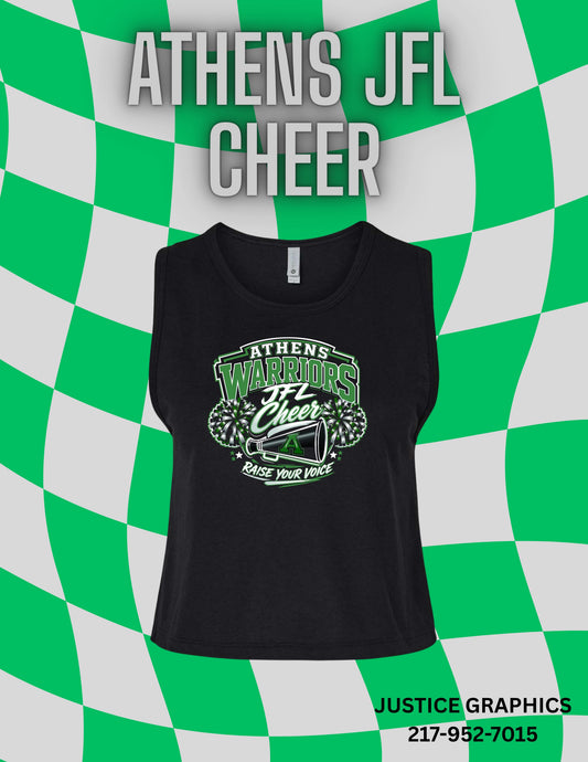 Athens JFL Cheer Next Level Women's Festival Crop Tank (P.5083)