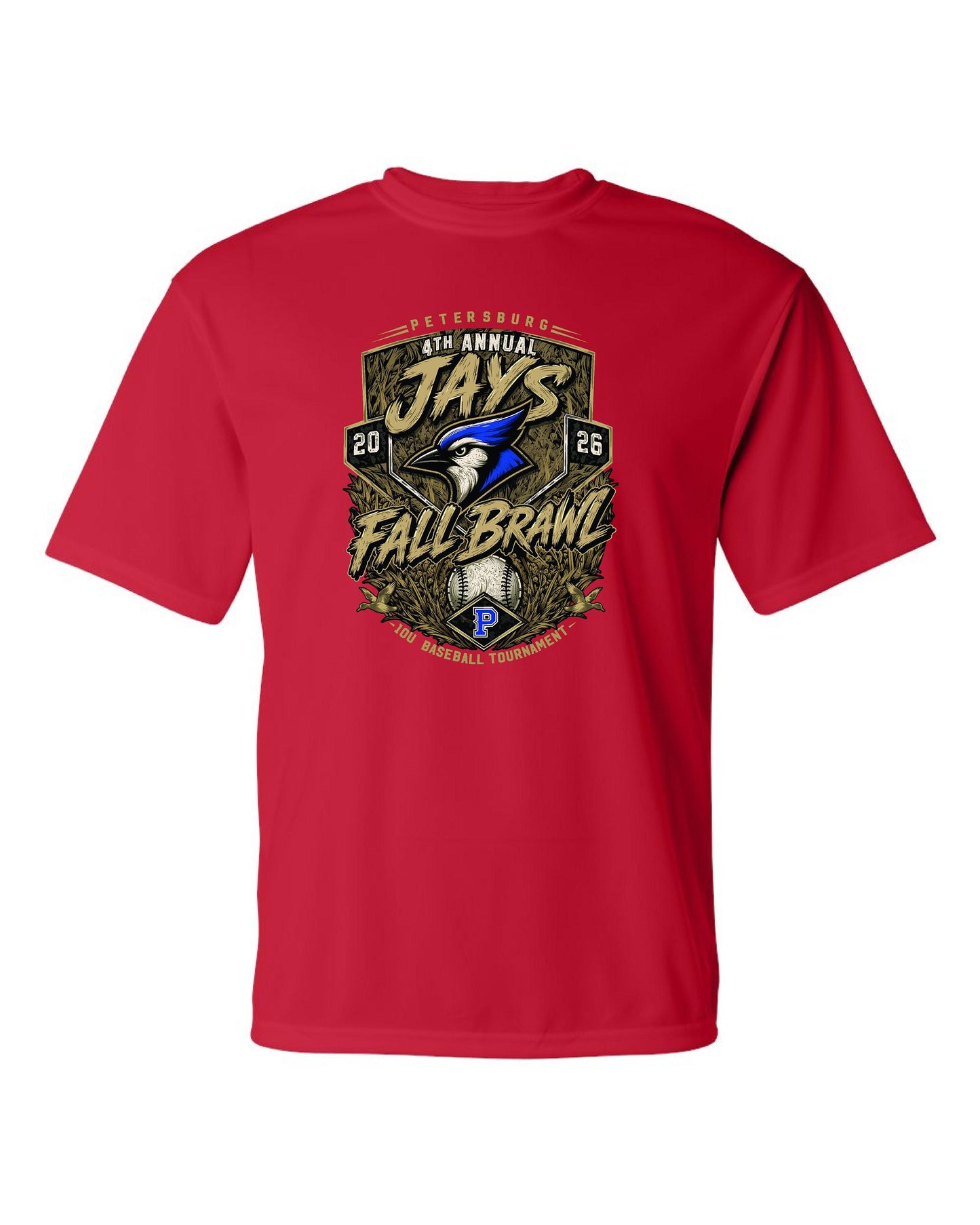 Petersburg Baseball Fall Brawl Unisex Dri-Fit T-Shirt (P.5100,5200)
